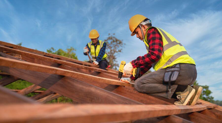 Professional gutter cleaning in Chana, IL